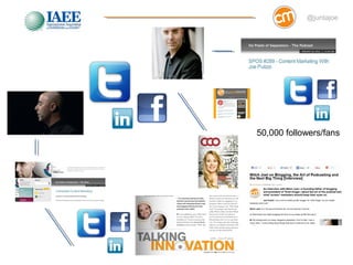 @juntajoe




50,000 followers/fans
 