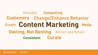The Evolution of Content Marketing: 5 Key Elements (Gotenborg, Sweden) #KNTNT Slide 20