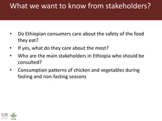 Urban food markets in Africa - Incentivizing food safety. Introducing the Pull-Push project