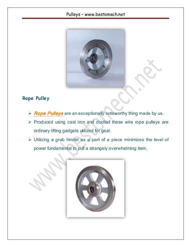 Pulleys & Flywheels Manufacturers