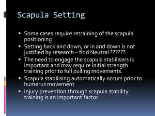 Pulling Movements – Shoulder Or Elbow First