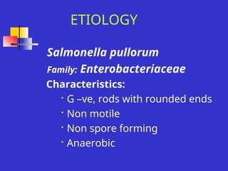 Pullorum Loop Pullorum Disease also known as bacillary white diarrhea | PPT