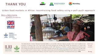 Pull-Push: Market and consumer interventions to improve food safety in Ethiopia and Burkina Faso