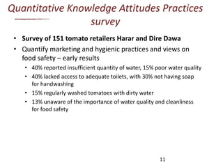 Urban food markets in Africa: Incentivizing  food safety – Project implementation update