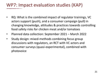Urban food markets in Africa: Incentivizing  food safety – Project implementation update
