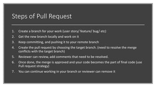 Pull request and code review | PPTX