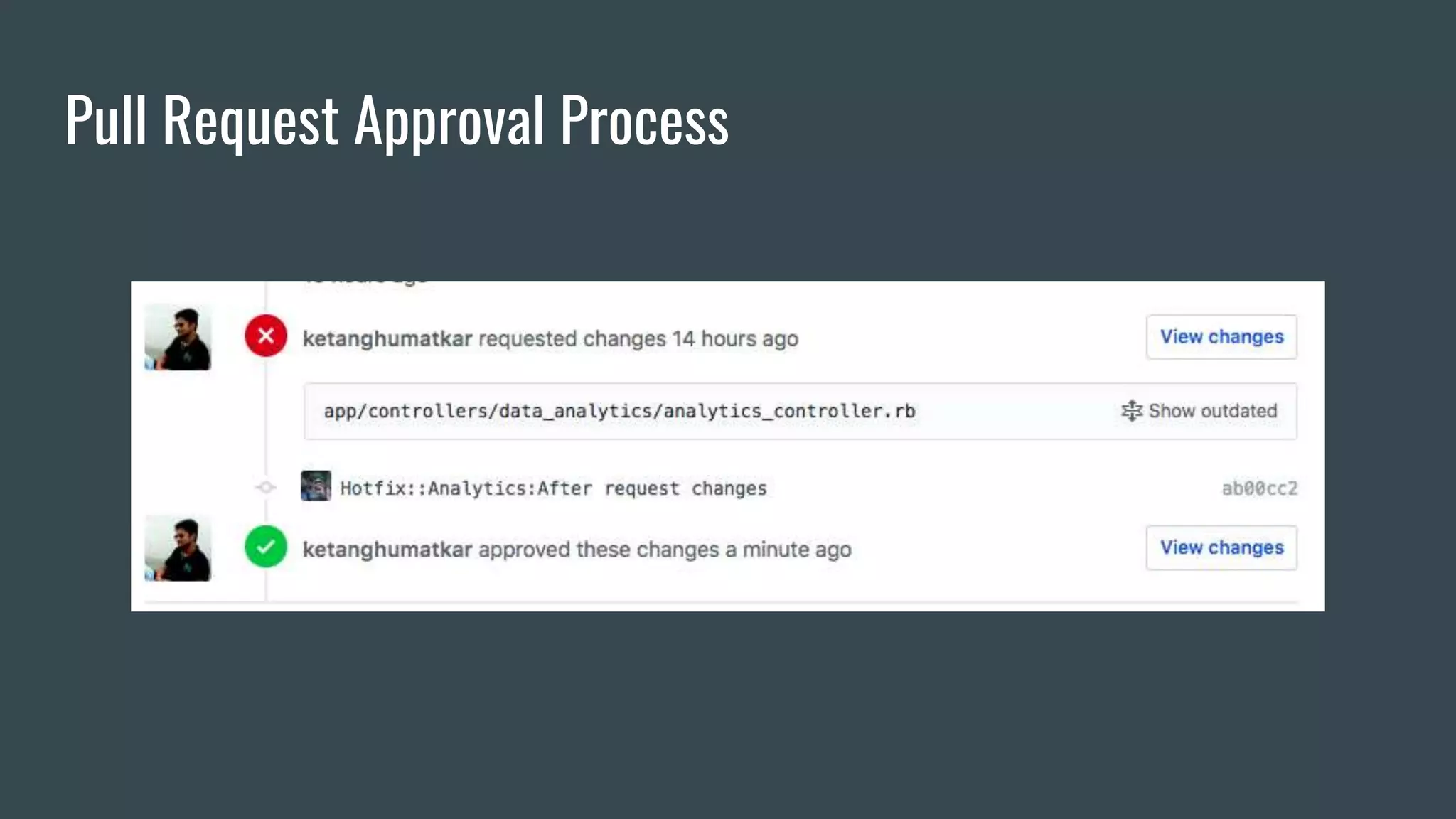 Pull request review | PPT
