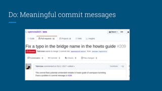 Pull requests do's and don'ts | PPTX