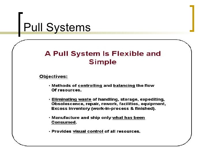 Pull Systems