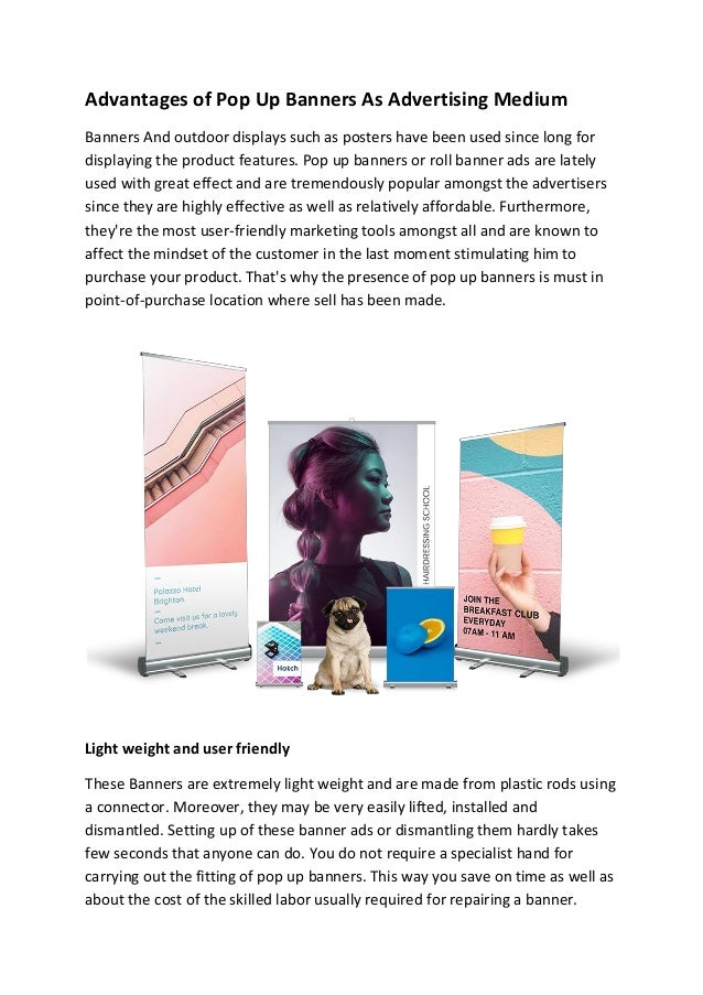 Pull Up Banner Stands