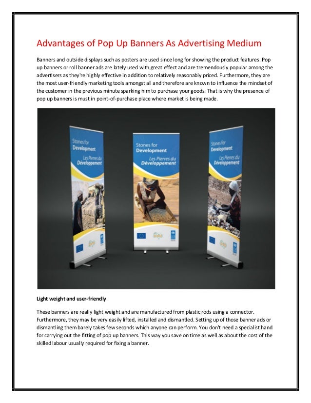 Pull Up Banner Stands