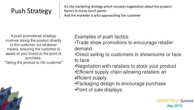 push strategy