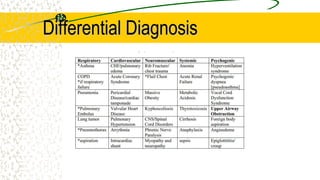 Differential Diagnosis
 