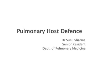 Dr Sunil Sharma
Senior Resident
Dept. of Pulmonary Medicine

 