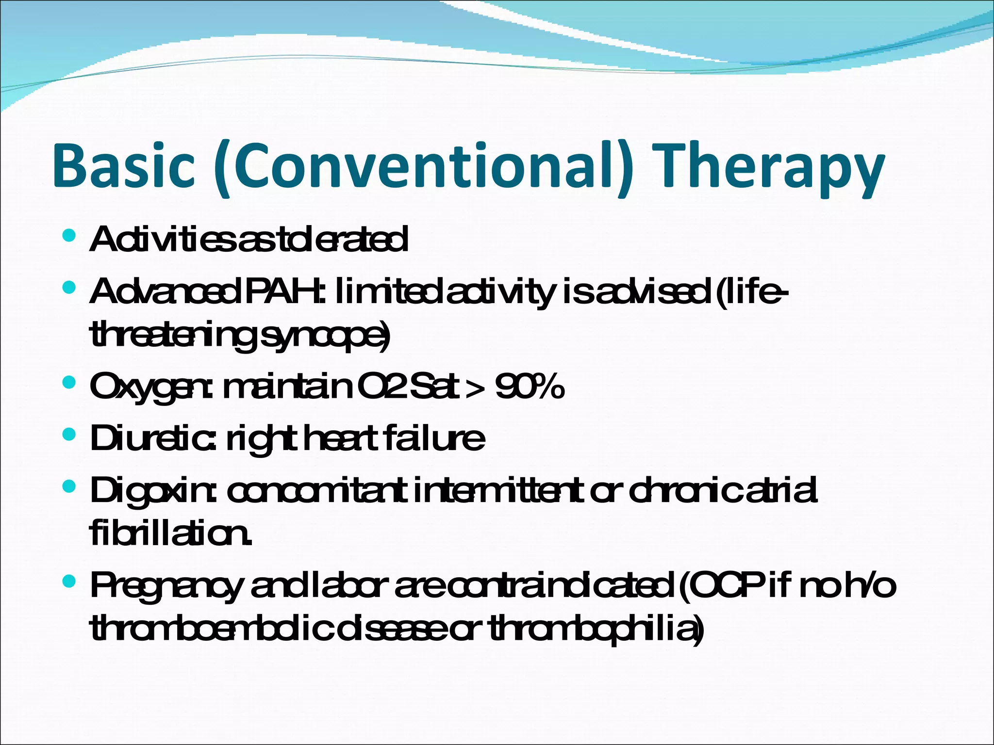 Pulmonary Hypertension, Current Guidelines and Future Directions of ...