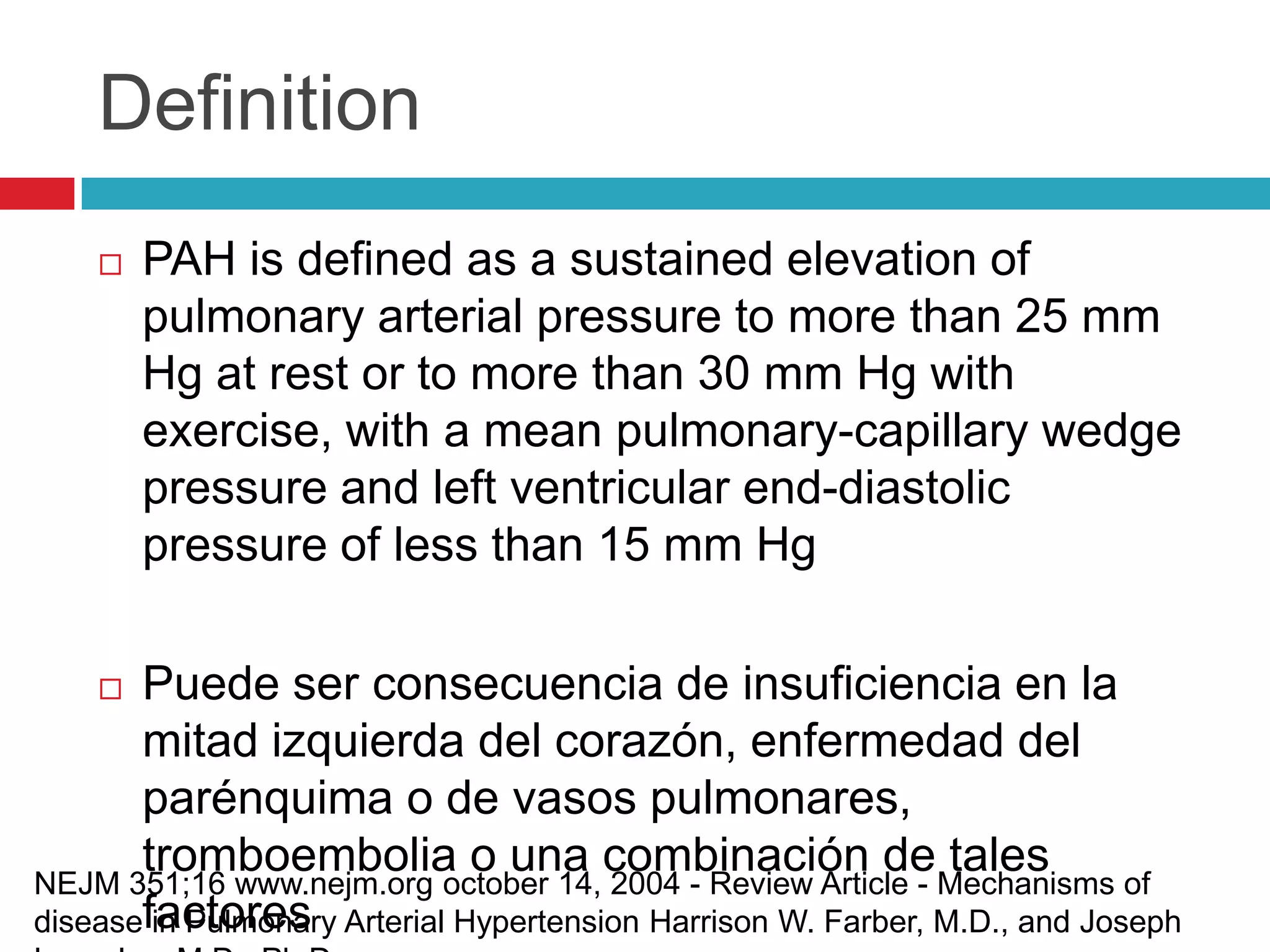 Pulmonary arterial hypertension | PPTX