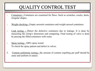 Drug Container Performance Testing PULMONARY DRUG DELIVERY SYSTEM......pptx