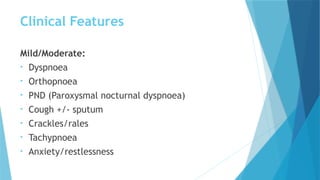 pulmonary edema. B.Sc Nursing AHN Cardiothoracic Nursing | PPTX