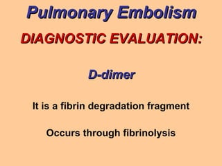 Pulmonary embolism | PPT