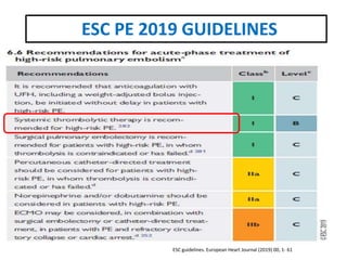Pulmonary embolism | PPTX
