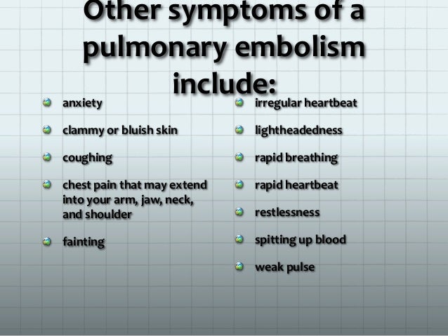 Pulmonary embolism presenation by Henok Oncho Pulmonary embolism presenation by Henok Oncho