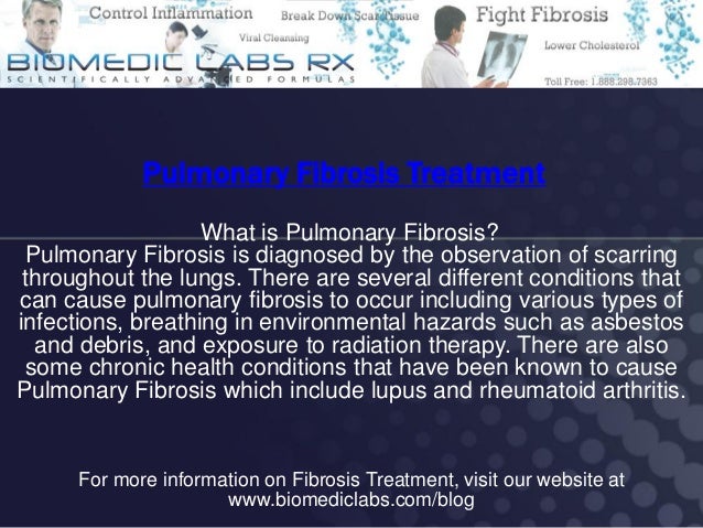 Treatment For Pulmonary Fibrosis