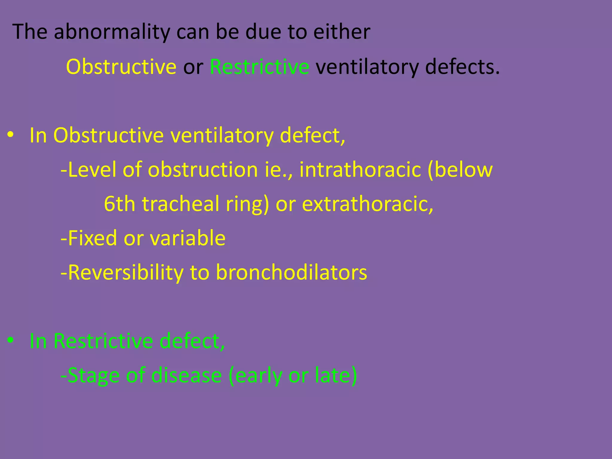 Pulmonary Flow Volume Loops.. Dr.Padmesh PPT
