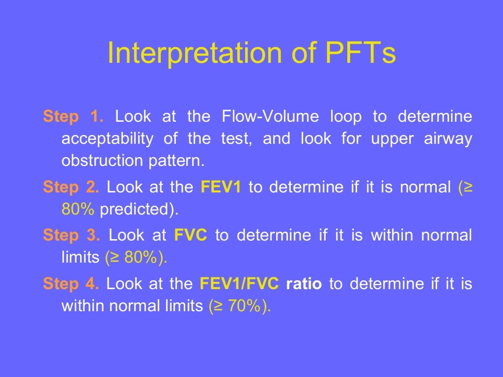 Pulmonary function testing