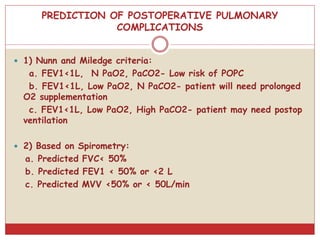 Pulmonary function test | PPT