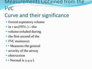 Pulmonary function tests | PPTX