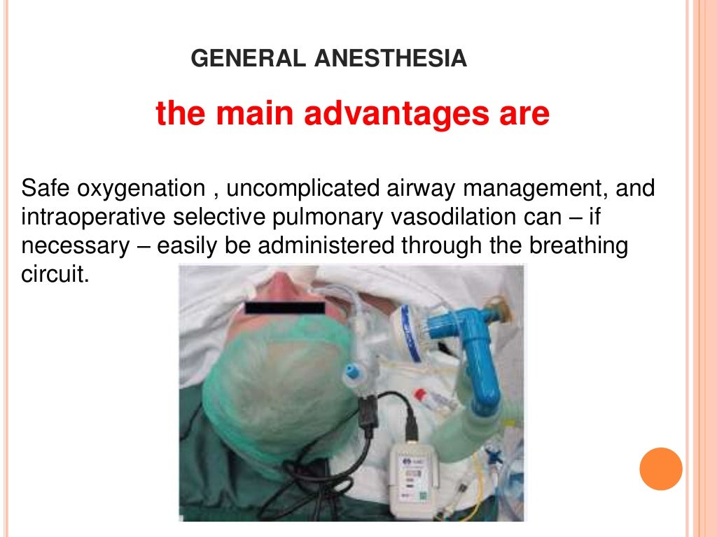 Pulmonary hypertension and anesthesia