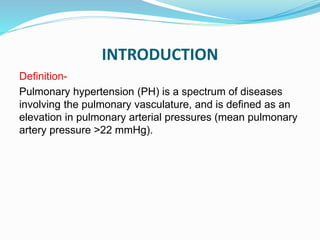 Pulmonary hypertension PPT