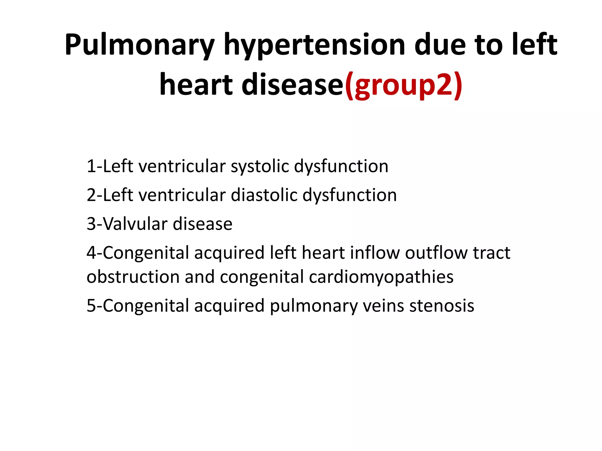 Pulmonary hypertension | PPTX