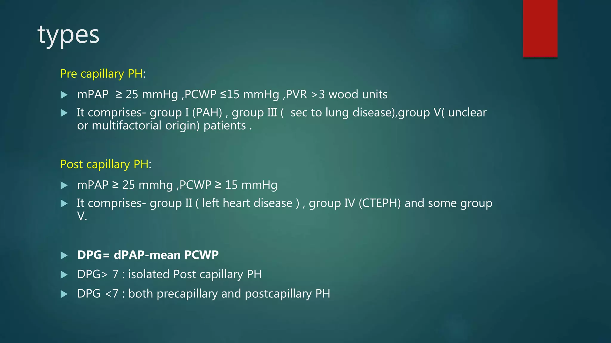 Pulmonary hypertension | PPTX