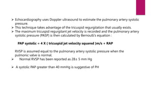 Pap From Rvsp PULMONARY HYPERTENSION.pptx