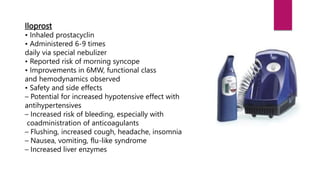Ilprost Inhalation PULMONARY HYPERTENSION.pptx