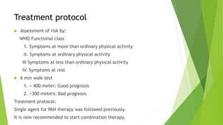 CLINICAL PROFILE AND TREATMENT OF PULMONARY HYPERTENSION | PPTX