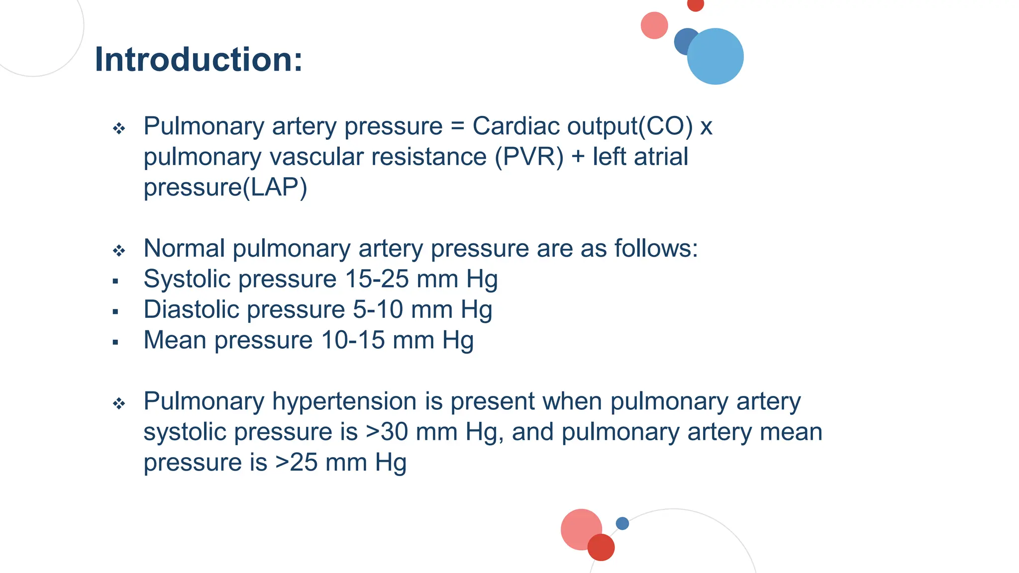 Pulmonary Hypertension by dhanush krishna | PPTX