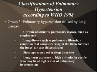 hypertension pulmonary