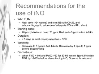 Pulmonary Hypertension of the Newborn - all you need to know | PPT