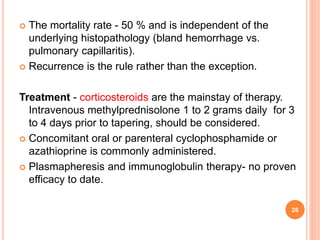 Pulmonary manifestations of collagen vascular diseases | PPTX
