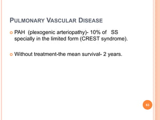 Pulmonary manifestations of collagen vascular diseases | PPTX
