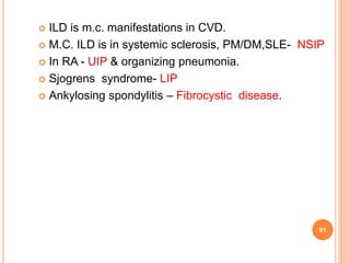 Pulmonary manifestations of collagen vascular diseases | PPTX