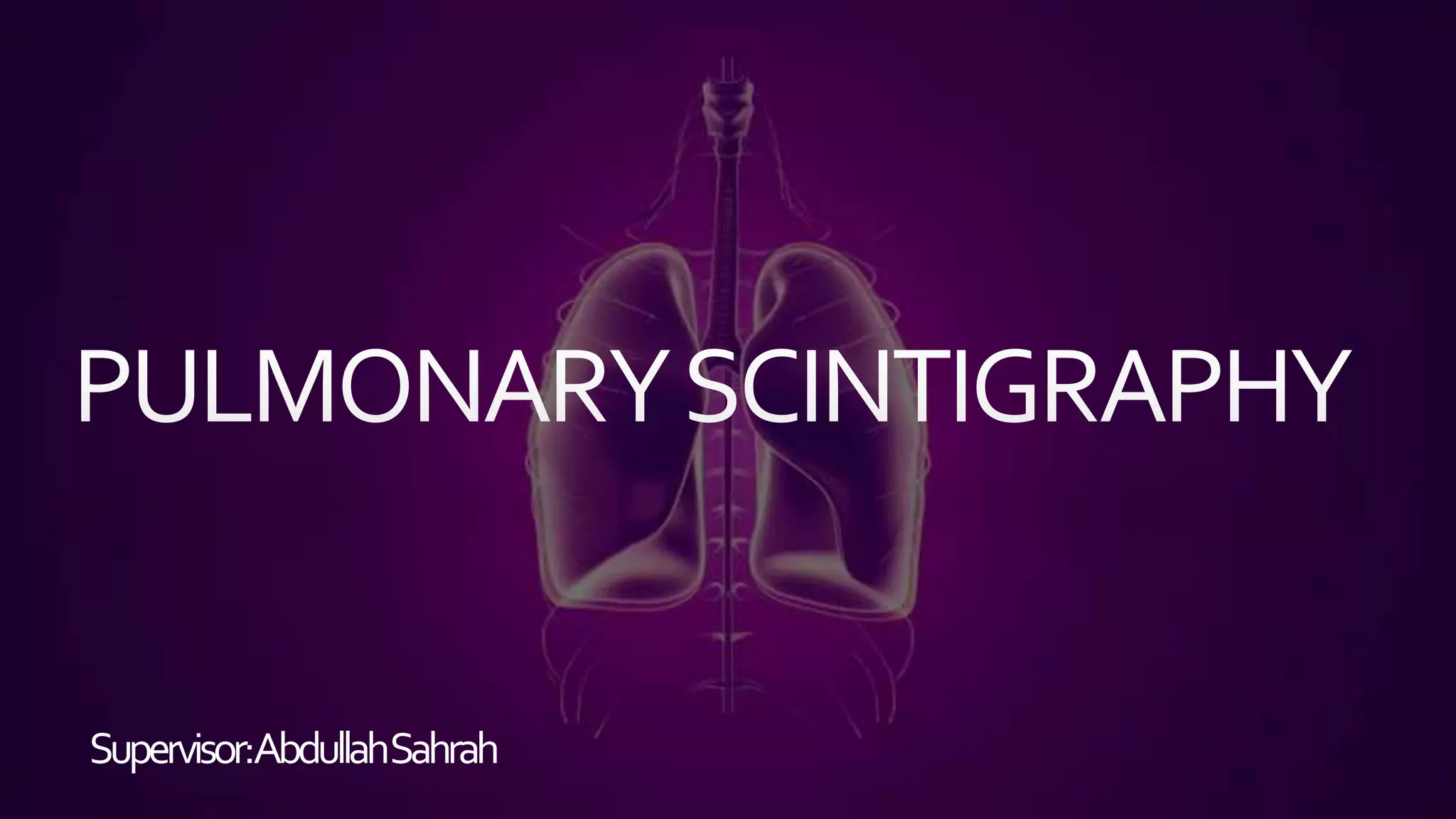 Nuclear Medicine (V/Q) Case Study PPT