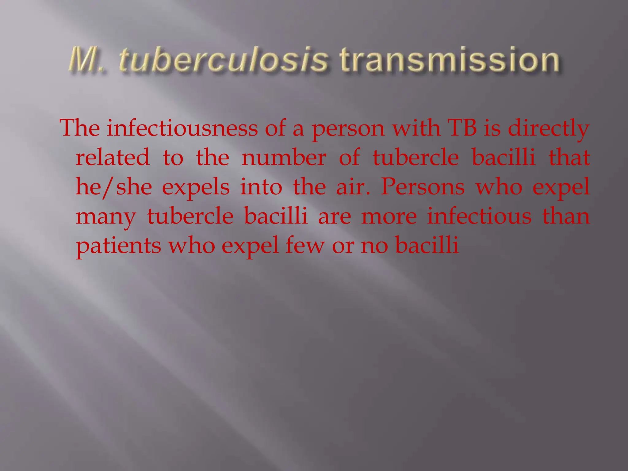 PULMONARY TUBERCULOSIS (1).pptx for students | PPT | Free Download