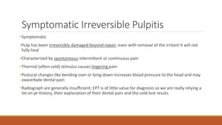 Pulpitis Priapical Pulpal & PeriApical Diagnosis.pptx
