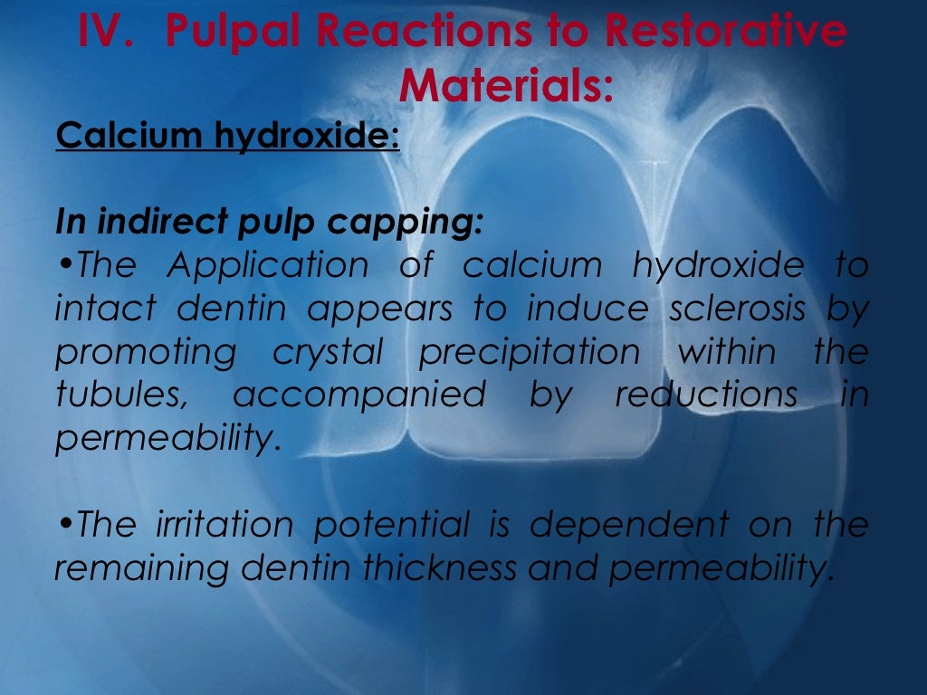 Pulpal reactions to caries and dental procedures