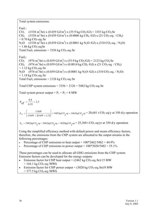 CALCULATION TOOLS FOR ESTIMATING GREENHOUSE GAS EMISSIONS FROM PULP AND ...