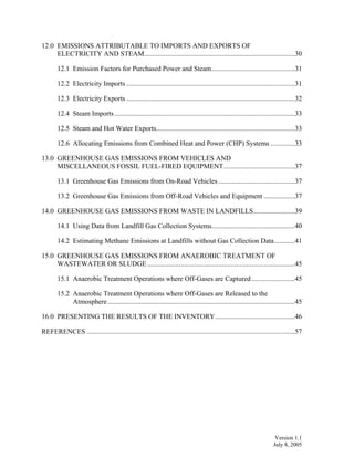 CALCULATION TOOLS FOR ESTIMATING GREENHOUSE GAS EMISSIONS FROM PULP AND ...