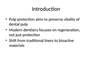 Pulp Protection Graphics Recent Advances in Pulp Protection: From Traditional Methods to ...
